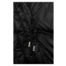 Černá dlouhá vypasovaná zimní bunda S'WEST (B8201-1)