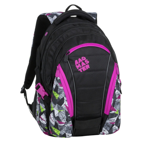 Bagmaster BAG 9 B studentský batoh - růžovo zelený růžová 30 l 180463