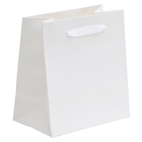 JK Box Dárková papírová taška bílá EC-5/A1 JKbox