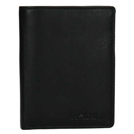 Pánská kožená peněženka SendiDesign Paul - černá Sendi Design