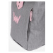 Růžovo-šedý dámský batoh Vuch Mellora Noel