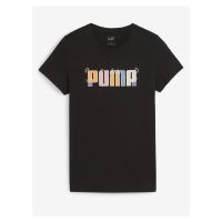 Černé dámské tričko Puma ESS+ Graphic Tee