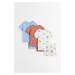 H & M - Bavlněné pyžamo 3 kusy - modrá