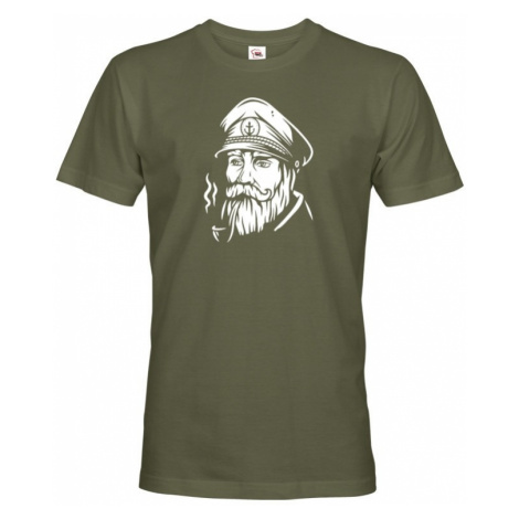 Pánské tričko Kapitán - tričko na vodu pro kapitána lodi BezvaTriko