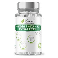 REVIX Omega 3 + D3 + K2 extra pure 90 kapslí