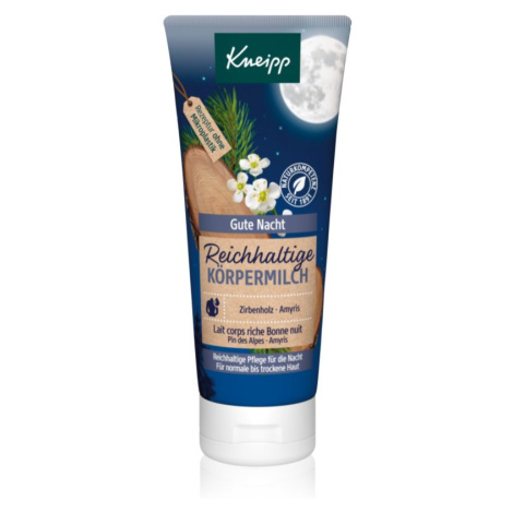 Kneipp Good Night intenzivní hydratační tělové mléko s bambuckým máslem 200 ml