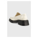 Kožené mokasíny Vagabond Shoemakers EYRA dámské, béžová barva, na plochém podpatku, 5350.260.02