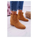 Women's Boots On Anchor Camel Evana