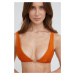 Dvoudílné plavky Emporio Armani Underwear oranžová barva, mírně vyztužený košík