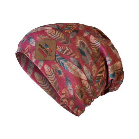 Čepice SENSOR Merino Impress lilla/feather