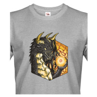 Pánské tričko s potiskem magického draka - dárek na narozeniny