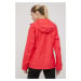Nepromokavá bunda Columbia dámská, červená barva, přechodná