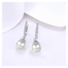 Éternelle Náušnice s perlou a zirkony Hermosa E-KZCE105-C Stříbrná