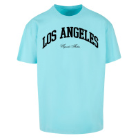 L.A. College Oversize tričko berylblue