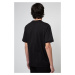 Bavlněné tričko HUGO černá barva, s potiskem, 50447978