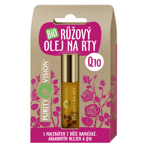 Purity Vision Bio Růžový olej na rty Q10 10 ml