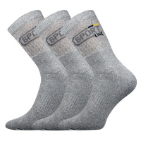 BOMA® ponožky Spot 3pack sv.šedá 1 pack 110949