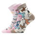 Dívčí ponožky Lonka - Dedotik D, mix barev Barva: Mix barev
