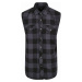 Brandit / Checkshirt Sleeveless black/grey