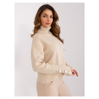 Sweter BA SW model 19335634 jasny beżowy - FPrice