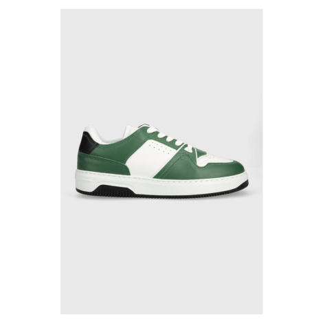 Kožené sneakers boty Copenhagen zelená barva, CPH167M vitello