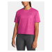 Tričko Under Armour Vanish Energy Emboss Crop SS-PNK