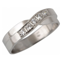 Zlatý prsten s diamanty bp0045 + DÁREK ZDARMA