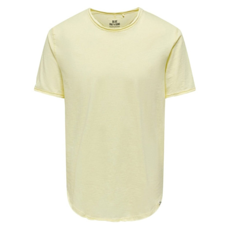 Only&sons ONSBENNE LONGY SS TEE NF 7822 NOOS Žlutá Only & Sons
