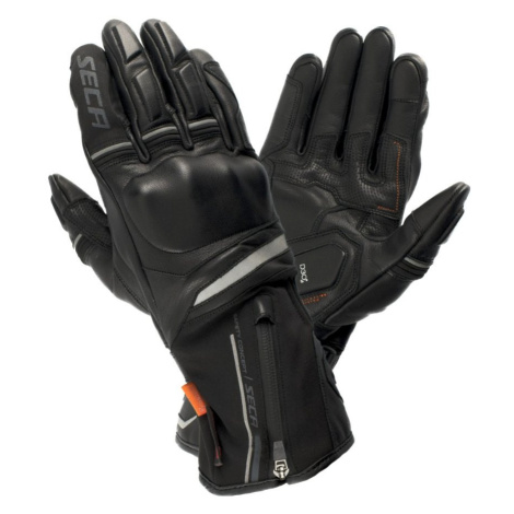 SECA Storm rukavice na motorku černé