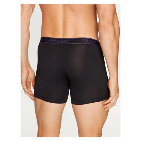 Pánské boxerky 3PACK 111473 3F717 29821 černé - Emporio Armani