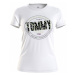 Tommy Hilfiger Tommy Jeans dámské bílé tričko TJW SLIM FLORAL PRINT TEE