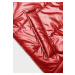 Krátká červená dámská bunda s stahovacími lemy model 19640145 - S'WEST