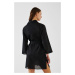 Plážové oblečení karl lagerfeld karl dna signature beach dress black