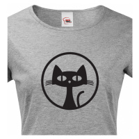 Dámské tričko s kočkou - stylový dárek pro milovníky koček