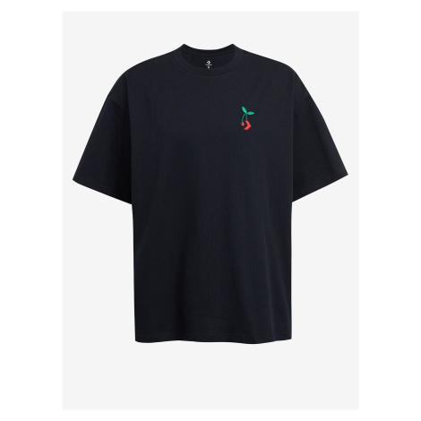 Černé pánské tričko Converse Star Chevron Cherry