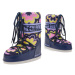 Dámské vysoké zimní boty MOON BOOT MB ICON FLOWER-JB10 LILAC CYBER LIME