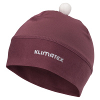 Klimatex Unisex sportovní čepice Nauri vínová UNI