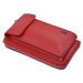 BRIGHT Dámská crossbody kapsa/peněženka Červená, 11 x 5 x 21 (XBR23-SA4135-00DOL)