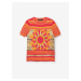 Oranžové dámské úpletové tričko Desigual Sun Blue
