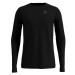 Odlo SUW TOP CREW NECK L/S NATURAL 100% MERINO Pánské tričko s dlouhým rukávem, černá, velikost