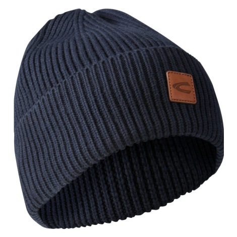 Čepice camel active beanie night blue check