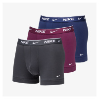 Boxerky Nike Dri-FIT Trunk 3-Pack Midnight Navy/ Bordeaux/ Anthracite