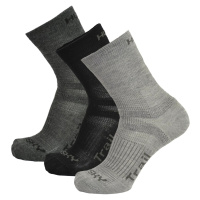 Ponožky HUSKY Trail 3 pack černá/antracit/sv.šedá