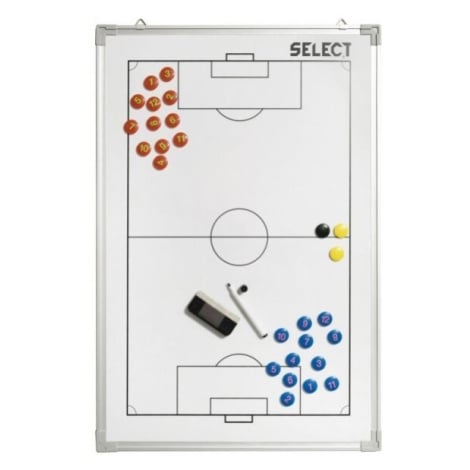 Select TACTICS BOARD FOOTBALL Taktická tabule, bílá, velikost