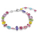 Swarovski Luxusní náramek s třpytivými barevnými krystaly Gema 5656427
