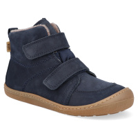 Barefoot dětské zimní boty Koel - Karo W Tex Felt Navy modré