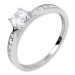 Brilio Nádherný prsten s krystaly 229 001 00753 07 53 mm