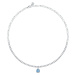 Morellato Třpytivý stříbrný náhrdelník Tesori SAIW106