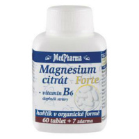 MEDPHARMA Magnesium citrát Forte a vitamín B6 67 tablet