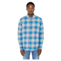 Diesel Shirt - S-UMBE-CHECK-NW SHIRT blue